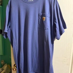 Carhartt Men's Classic Blue Tee with Pocket
